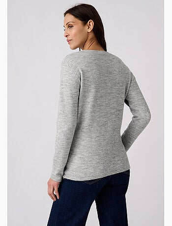 Pull toucher doux imprimé - damart