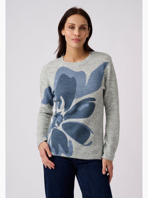 Pull toucher doux imprimé - damart - Kiabi
