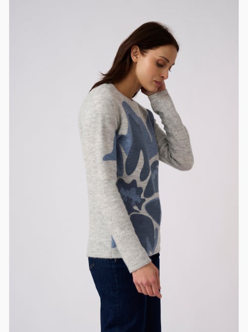 Pull toucher doux imprimé - damart - Kiabi