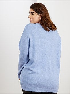 Pull tout doux col V - Kiabi