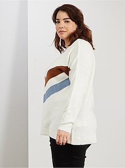 Pull tricolore - Kiabi