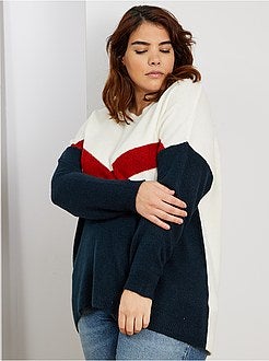 Pull tricolore - Kiabi