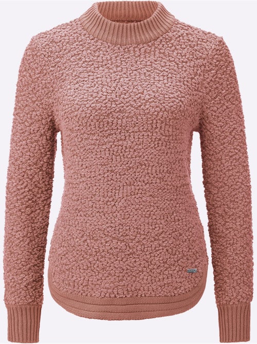 pull tricot bouclette col rond et manches longues en fil fantaisie - Taille standard - Witt - Kiabi pull tricot bouclette col rond et manches longues en fil fantaisie - Taille standard - Witt - Kiabi