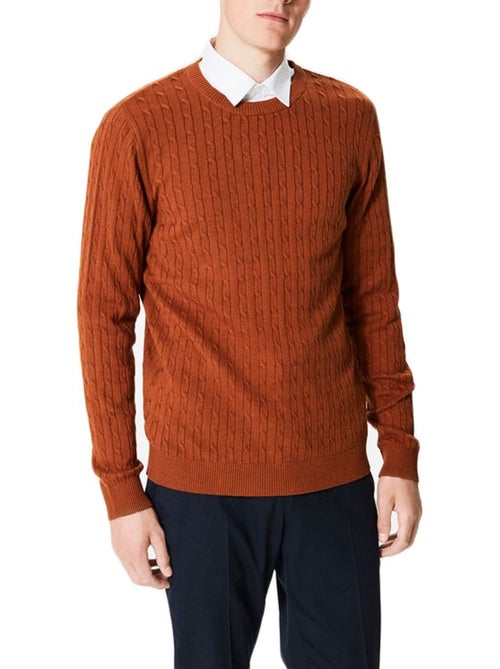 Pull tricot col rond Kebello - Kiabi Pull tricot col rond Kebello - Kiabi