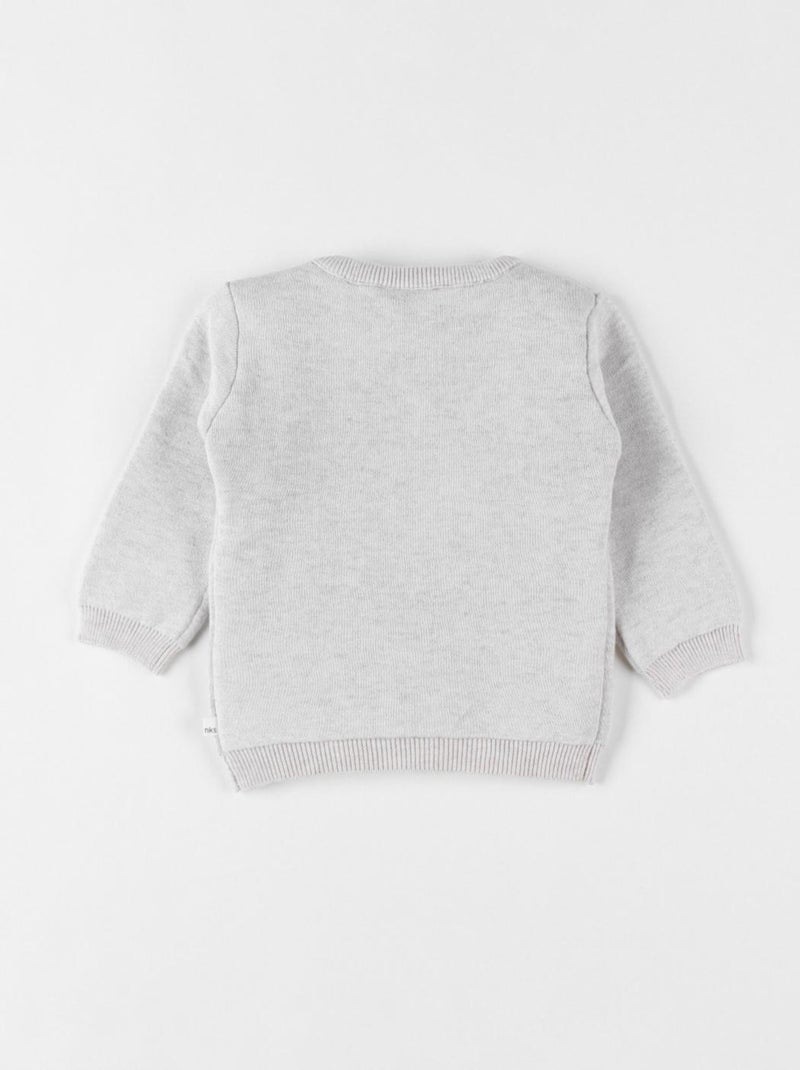 Pull tricot Noël, chiné Noukie's Beige - Kiabi