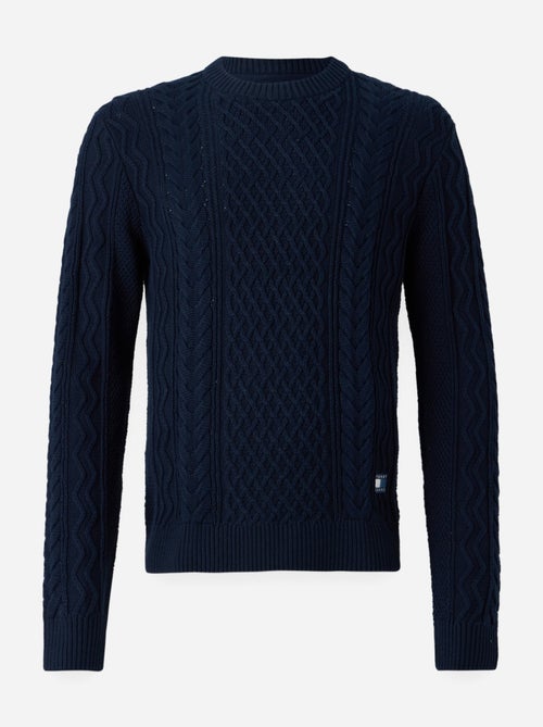 Pull tricot torsadé - Tommy jeans - Kiabi