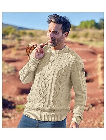 Pull Tricot Torsadé Country Man - ATLAS FOR MEN