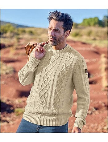 Pull tricot torsadé country man - atlas for men
