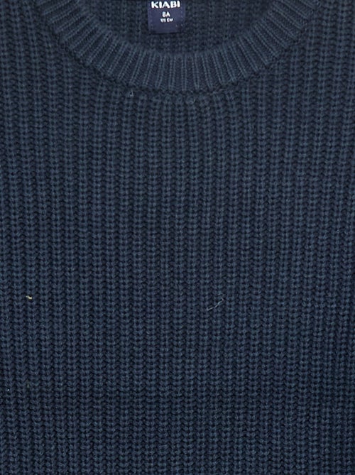 Pull tricoté en color block - Kiabi