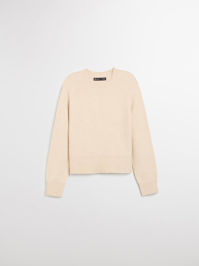 Pull tricoté, MO Fashion Beige - Kiabi