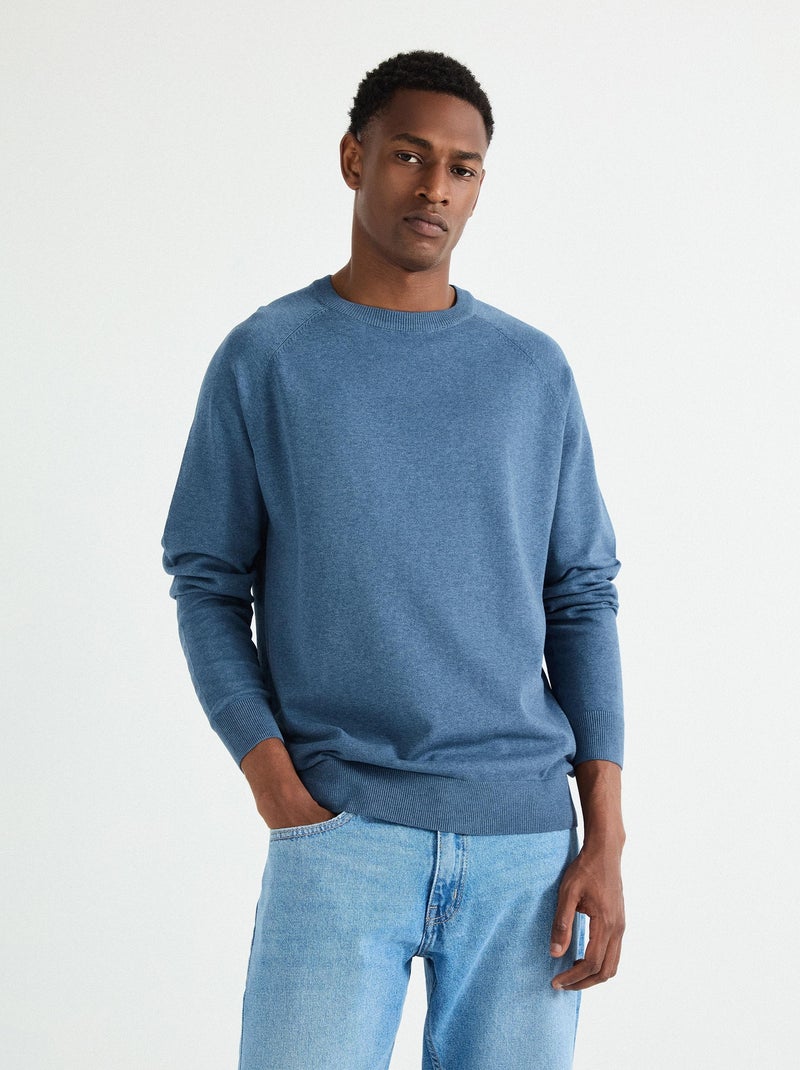 Pull tricoté MO Fashion Bleu - Kiabi