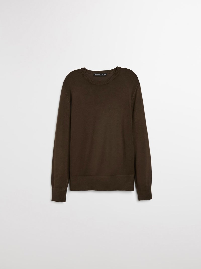 Pull tricoté, MO Fashion Marron - Kiabi