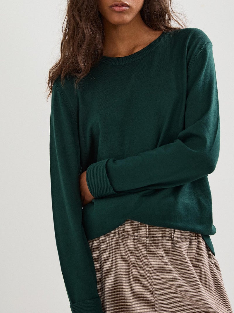 Pull tricoté, MO Fashion Vert - Kiabi