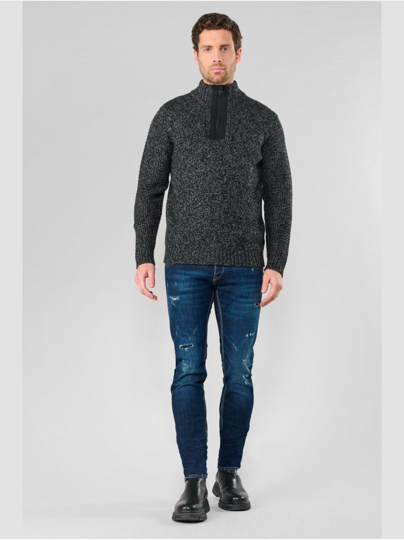 Pull trios 'le temps des cerises' Gris - Kiabi