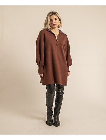 Pull tunique col lamoriciere KORANTINE