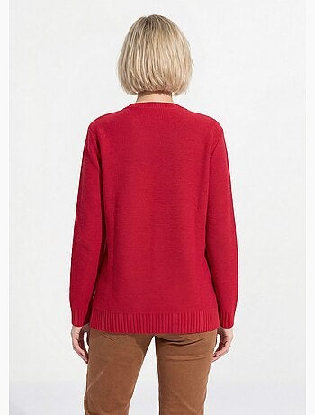 Pull-tunique col rond manches longues - Afibel