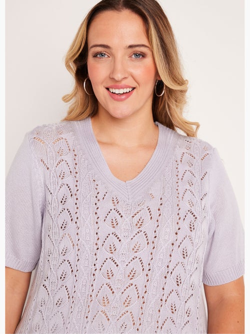 Pull-tunique long col V - Afibel - Kiabi