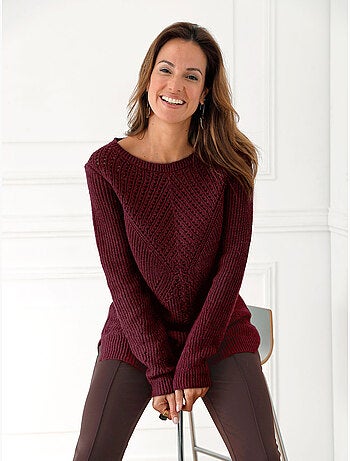 Pull tunique maille fantaisie - DAXON