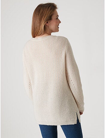 Pull tunique maille fantaisie - DAXON