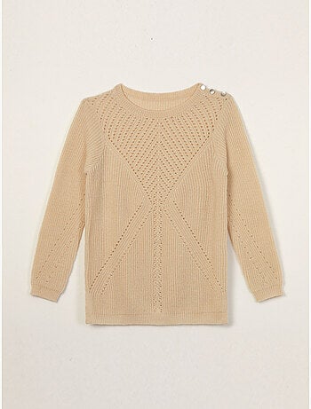 Pull tunique maille fantaisie - DAXON
