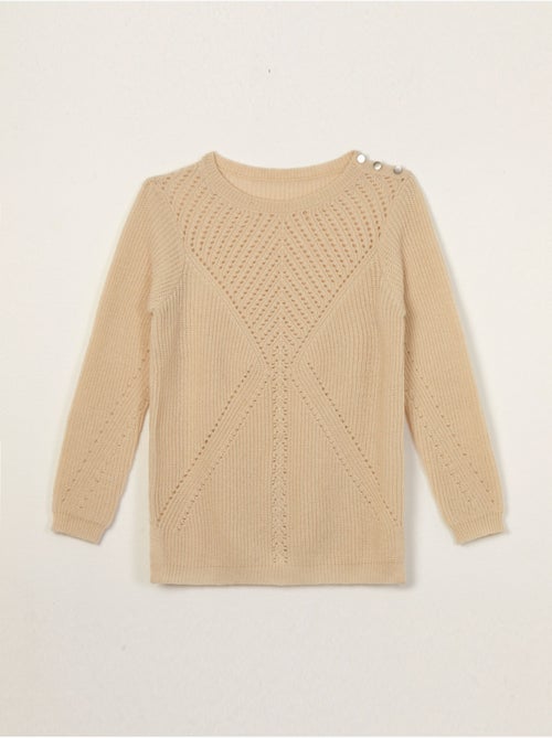 Pull tunique maille fantaisie - DAXON - Kiabi