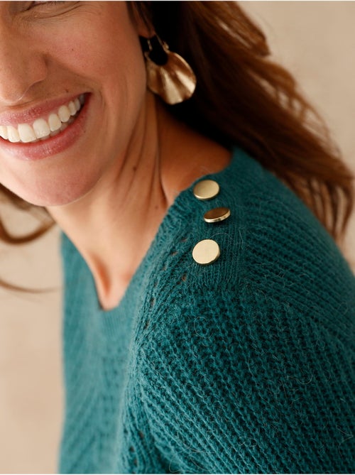 Pull tunique maille fantaisie - DAXON - Kiabi
