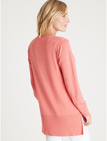 Pull tunique maille fine et douce