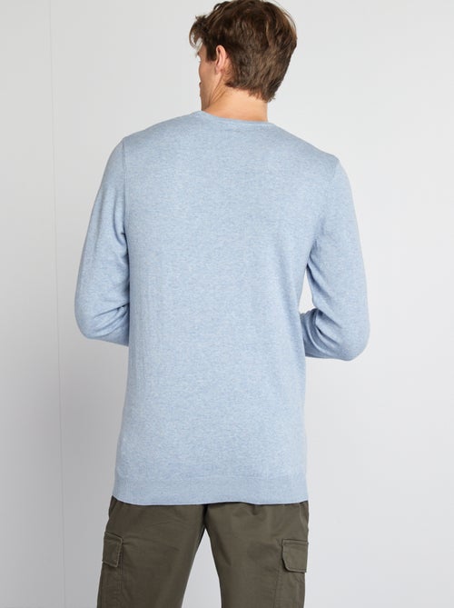 Pull uni à col rond +1m90 - Kiabi