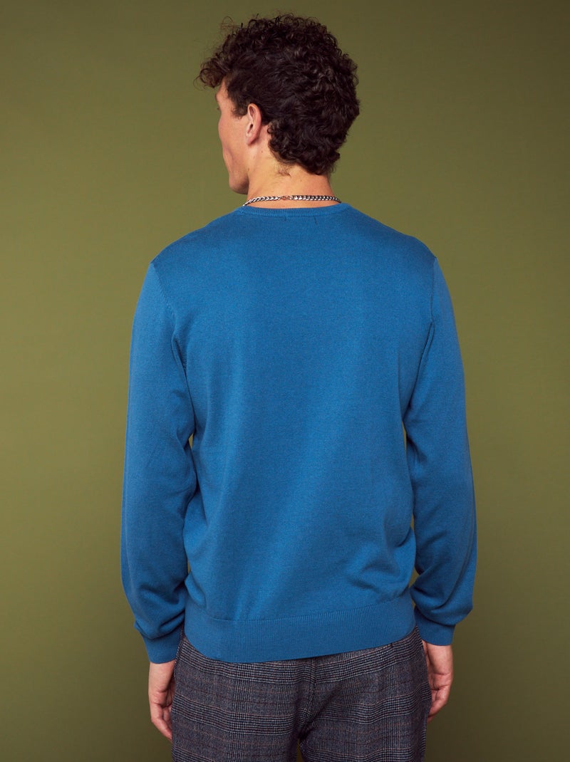 Pull Fille Gap 5 Ans – Bleu, Manches Longues, Col Rond – Bon état
