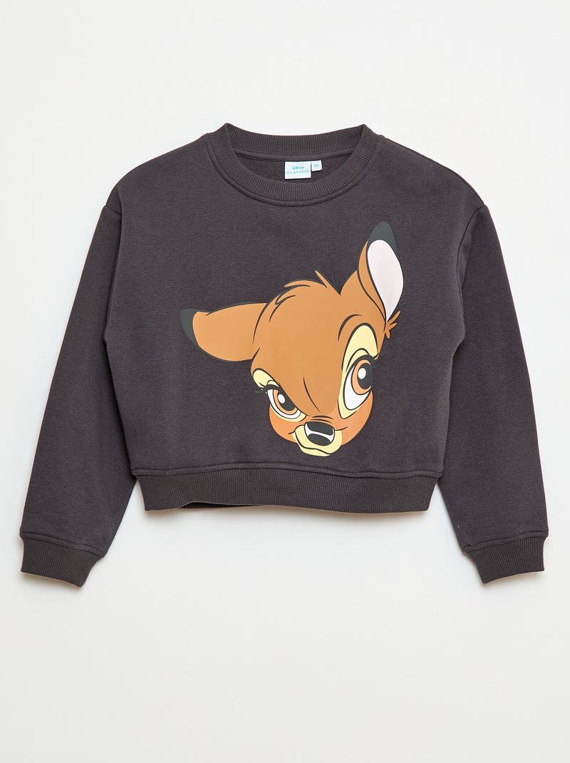 Pull uni 'Bambi' 'Disney' Noir - Kiabi