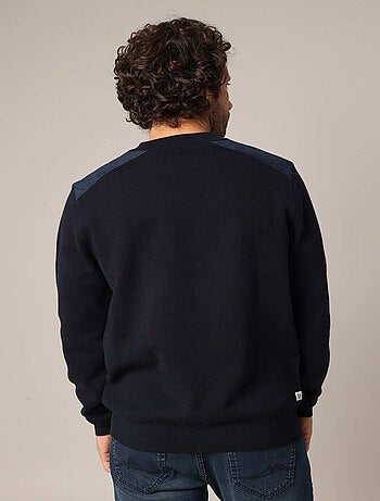 Pull uni en maille 'Deeluxe'