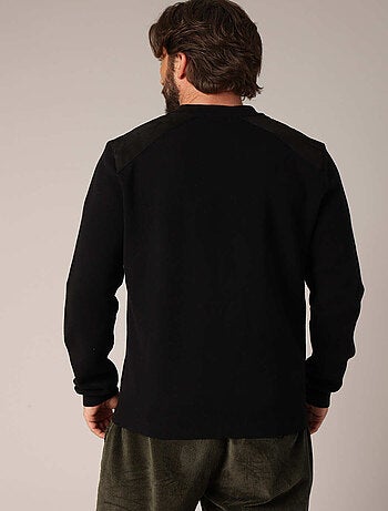 Pull uni en maille 'Deeluxe'