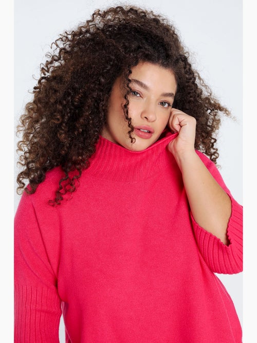 Pull uni en viscose PAPRIKA - Kiabi