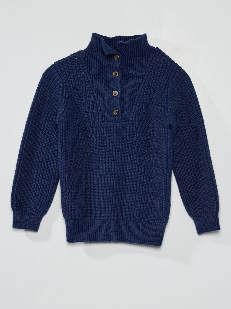 Pull uni Marine - Kiabi
