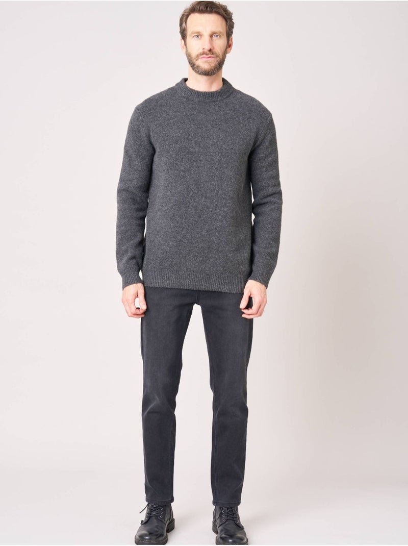 Pull uni pour homme  'deeluxe' Gris foncé - Kiabi