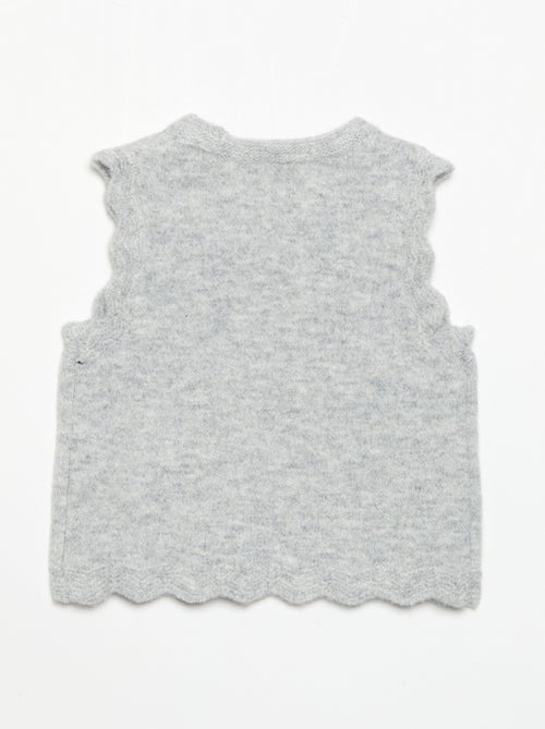 Pull uni sans manches - Kiabi
