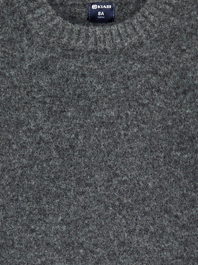 Pull uni sans manches Gris - Kiabi