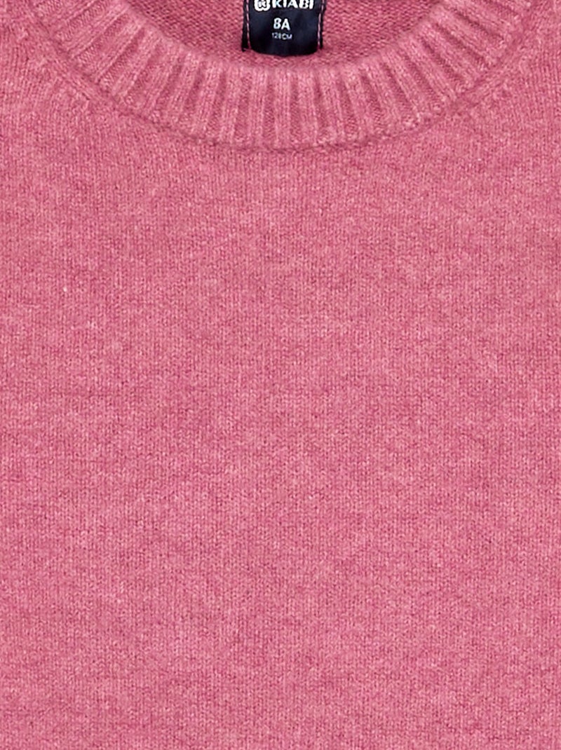Pull uni sans manches Rose - Kiabi