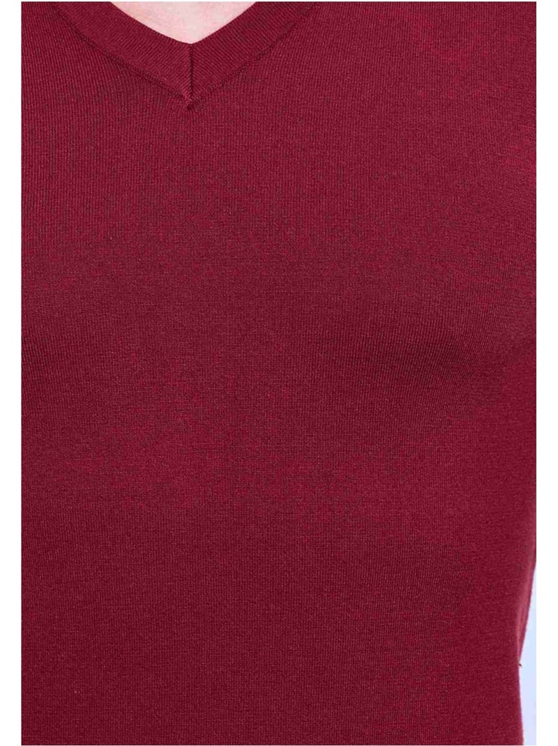 Pull V Kebello Bordeaux - Kiabi