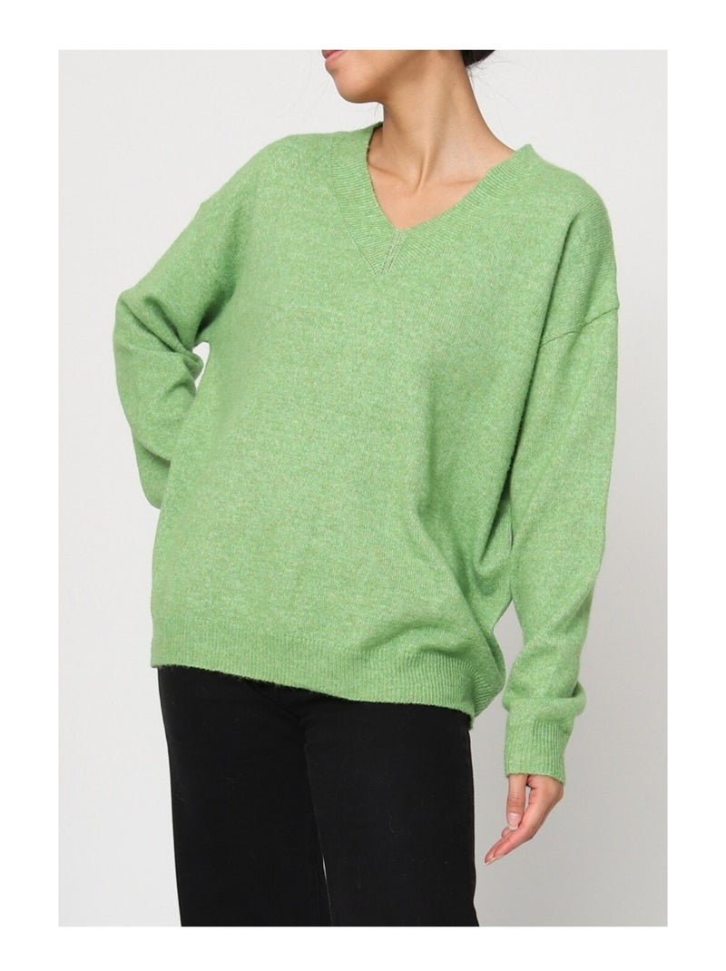 Pull V Kebello Vert - Kiabi