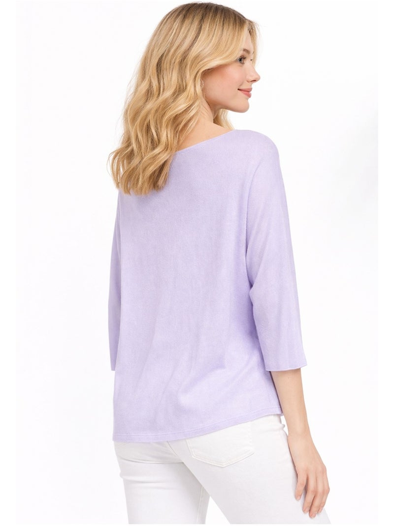 Pull V Kebello Violet - Kiabi