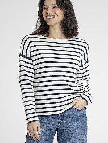 Pull VAGUE Marine Pulls rond