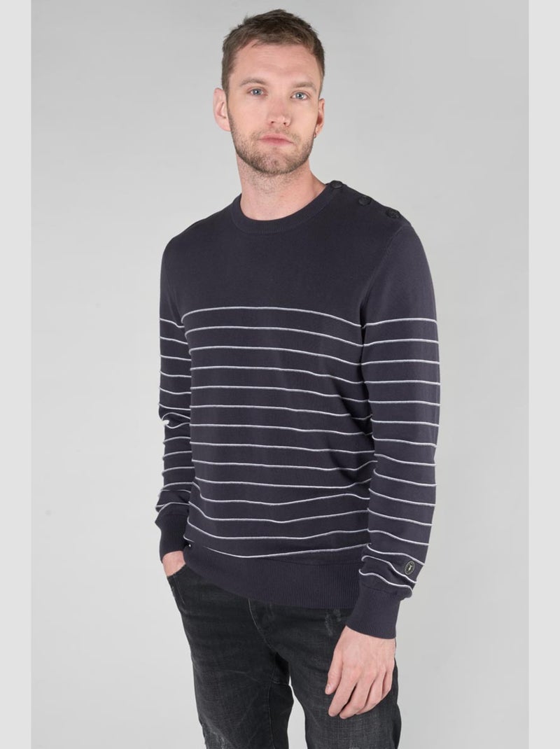 Pull VOGEL 'Le Temps Des Cerises' Bleu - Kiabi