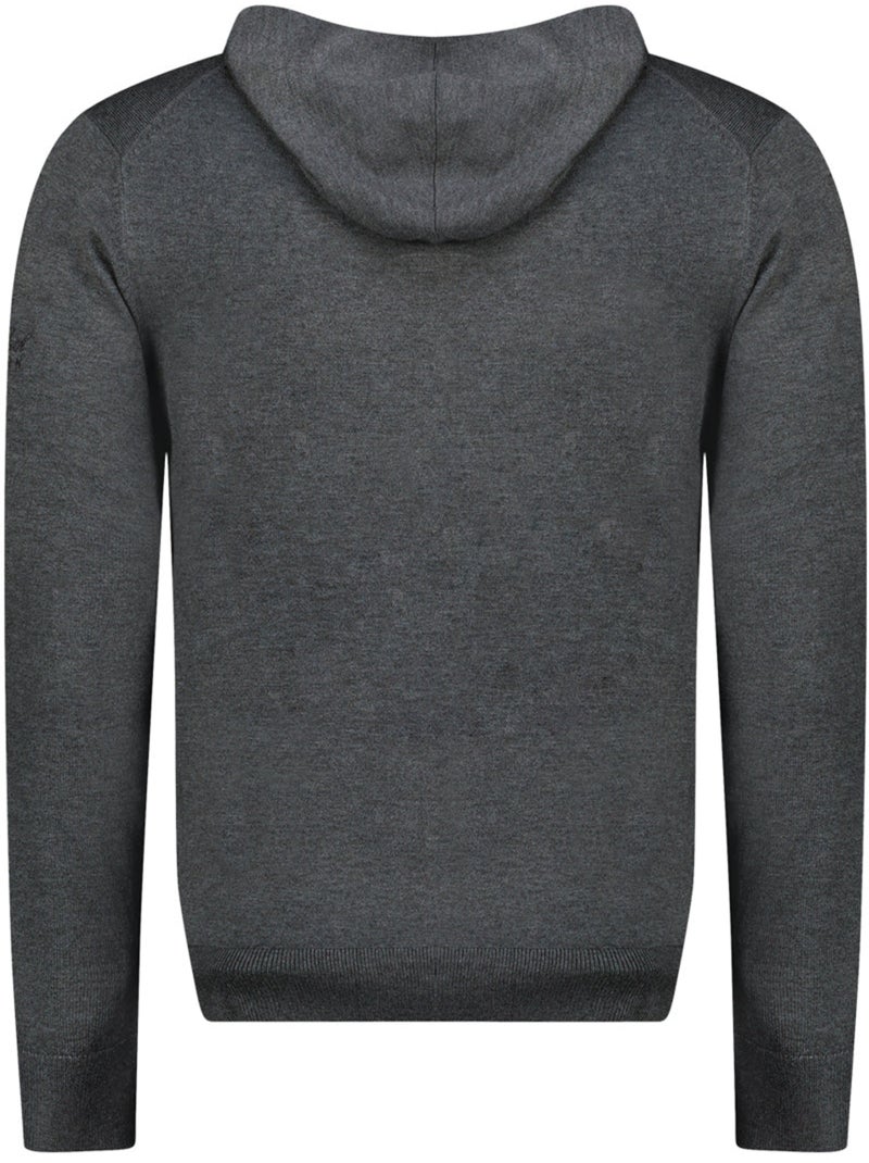 Pull zippé à capuche felinoodeak – canadian peak Gris foncé - Kiabi