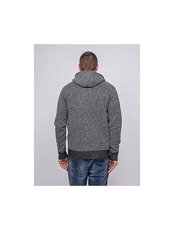 Pull zippé capuche liteddy