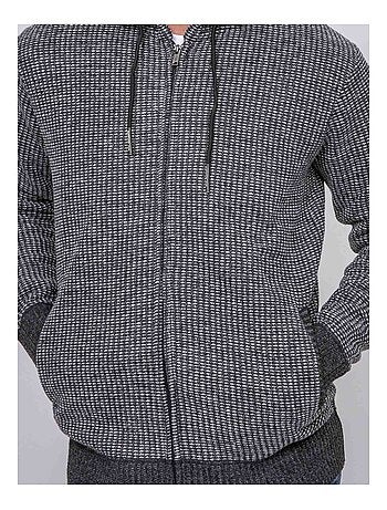 Pull zippé capuche liteddy