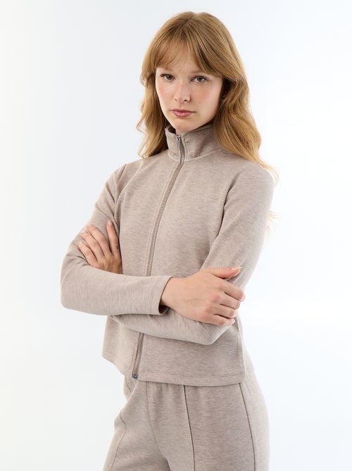Pull zippé col montant - Kiabi Pull zippé col montant - Kiabi