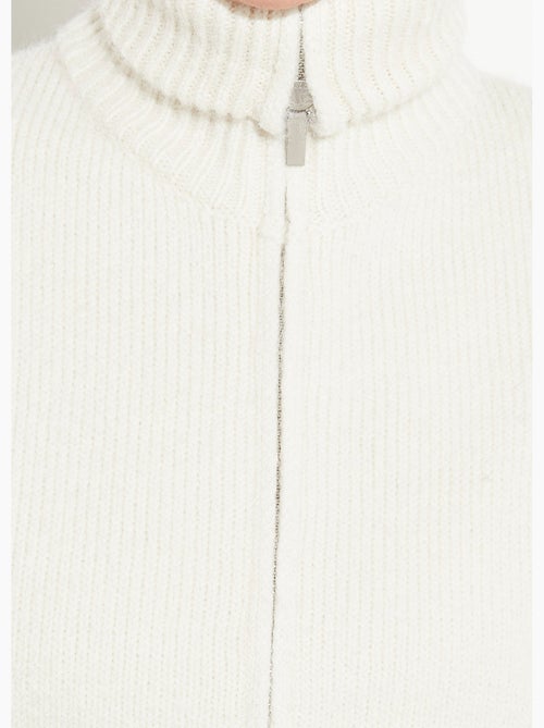 Pull zippé en maille avec col montant - afibel - Kiabi Pull zippé en maille avec col montant - afibel - Kiabi