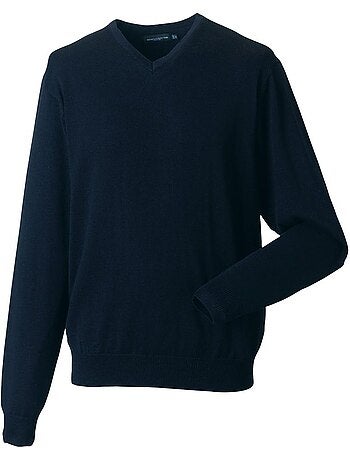 Pullover à col en v - russell collection