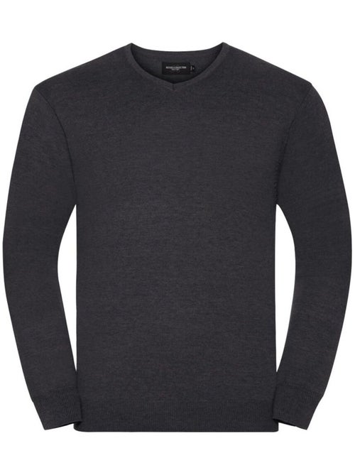 Pullover à col en v - russell collection - Kiabi